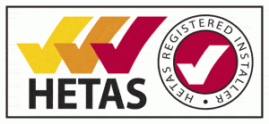 Three ticks showing HETAS registration